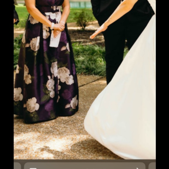 Beautiful Oak Hall Twilight Blooms Dress Sz. 12 - Picture 9 of 10